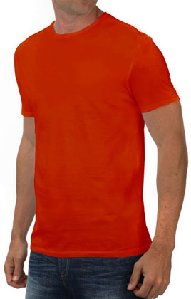 Plain Round Neck Single Jersey T-Shirts