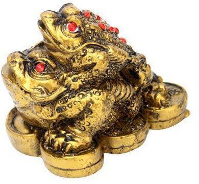 Fengshui Frog, For Home, Office, Living Room, Style : Artificial