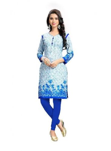 NF027 Ladies Printed Cotton Kurti, Size : XL