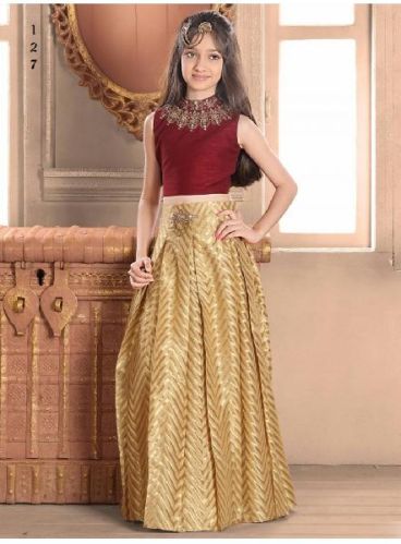 NF127 Girls Designer Lehenga Choli, Size : 30 TO 36