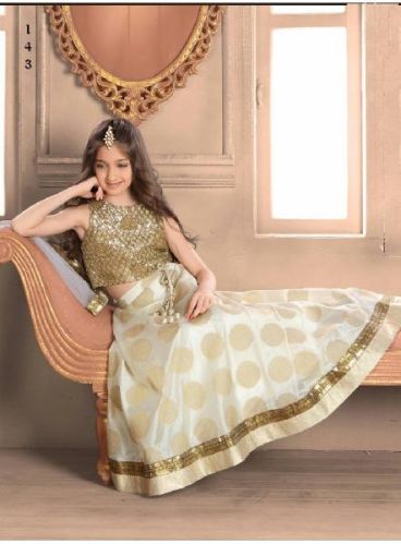 NF143 Girls Designer Lehenga Choli, Size : 30 36