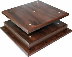 Wooden Trophy Base, Color : Brown