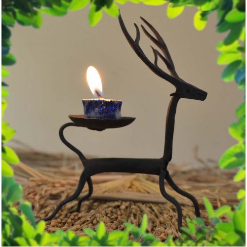 Wrought Iron Craft Candle Holder