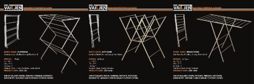 VAILJEN Stainless Steel Clothes Racks, Style : Compact