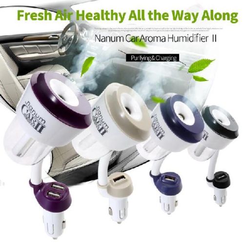 Nanum Car USB Air Humidifier Essencial Oil Aromatherapy Aroma Diffuser