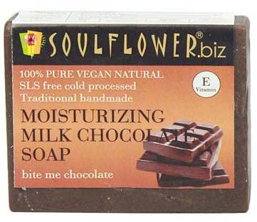 Soulflower Moisturizing Milk Chocolate Soap