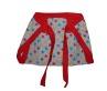 BB192 RED BABY COTTON SINGLE NAPPY