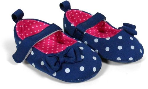 Babys World Ring Print Soft Bellies - Navy Blue