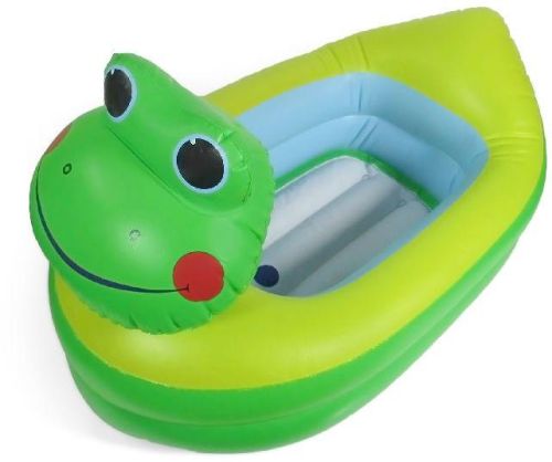 Green Munchkin Inflatable Safety Hippopotamus Baby Tub