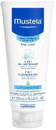 Mustela 2 In 1 Cleansing Gel For Hair & Body - 200ml