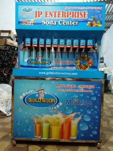 SS 304 100 Soda Fountain Machine, Certification : Iso Cartyfed Company