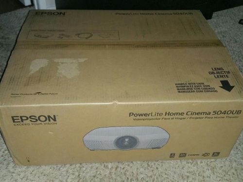 NEW Epson Home Cinema 5040UB 1080p 3D Home Theater Projector 4K HDR