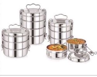 Stainless Steel Carrier Tiffin Boxes
