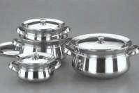 4 Piece Castle Casserole Set, Shape : 14, 16, 19, 22cm