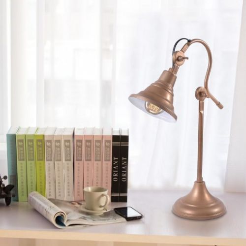 Metal Bronze Table Lamp, Length : 9 Inches