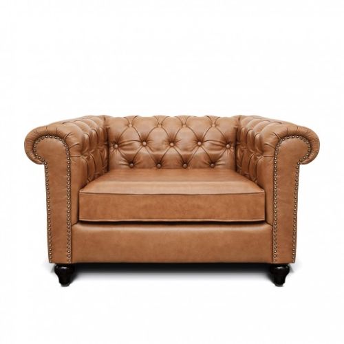 Leather Jacob Chesterfield Single Seater Sofa