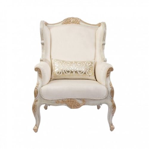 Montpellier Wing Chair: White