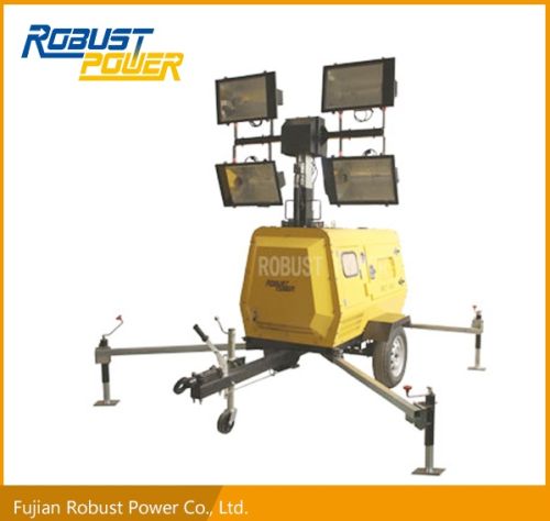 Hydraulic Telescopic Mast Mobile Lighting Tower