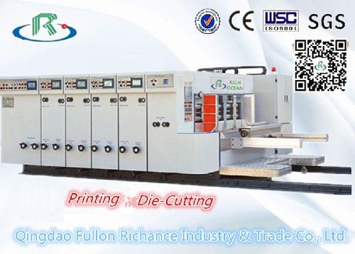 5 Series Fixed Five Color Corrugated Carton Paper Printer
