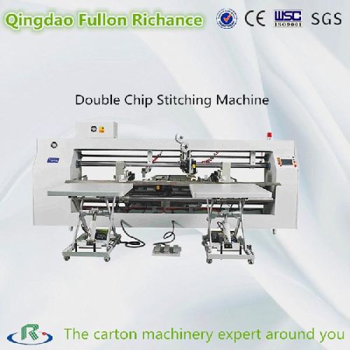 Electric Double Chip Nail Box Stitching Machine