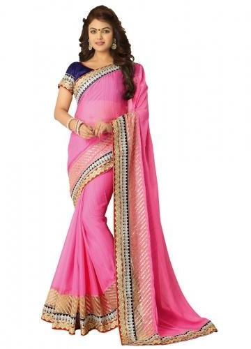 Ladies Sarees, For Anti-Wrinkle, Impeccable Finish, Pattern : Printed