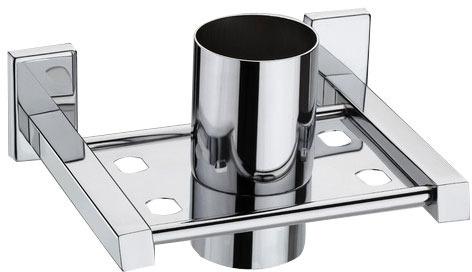Stainless Steel Bathroom Brush Holder Without Napkin Hanger
