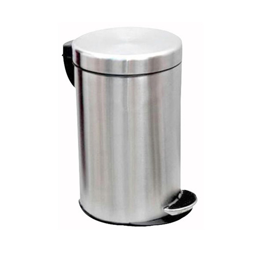 HDPE Stainless Pedal Dustbins, For Outdoor Trash, Size : 15x15x12, 18x18x14, 20x20x16, 22x22x18, 24x24x20
