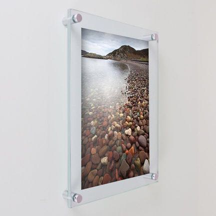 White Plain Acrylic Photo Frames