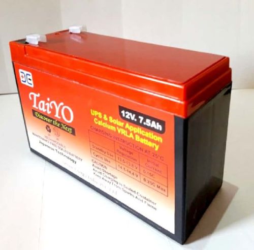 TaiYO 12V 7.5ah VRLA BATTERY