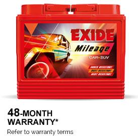 Exide Mileage Red Batteries