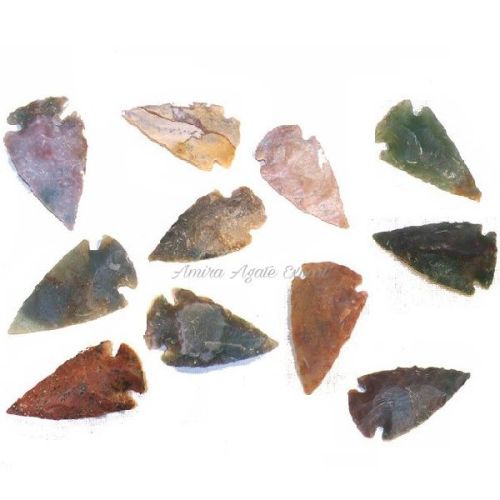 Indian Agate Arrowheads