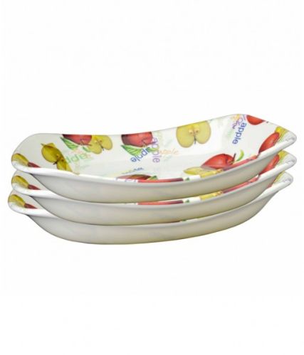 White Melamine Serving Tray