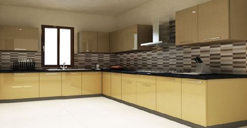 MDF Laminated Modular Kitchen