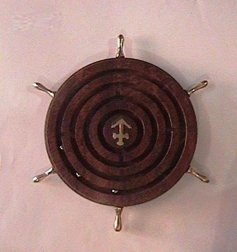 Wooden Labyrinth Game