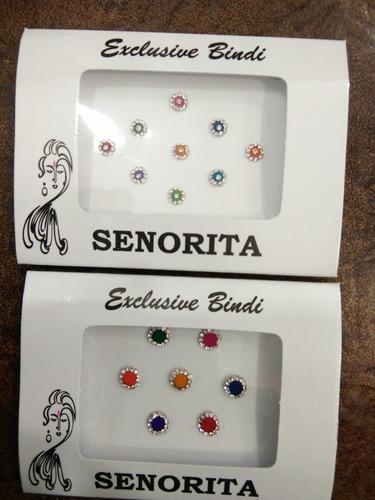 Round Diamond Border Bindi, Occasion : Casual, Party Wedding