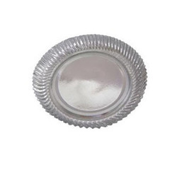 Silver paper plates