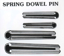 Spring Dowel Sleeves, Size : 2 X 16mm To 12 X 100mm