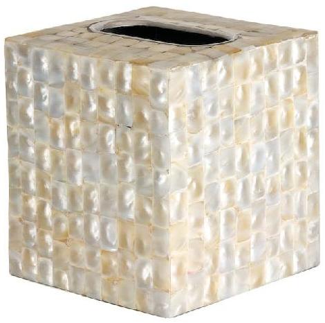 TISSUE PAPER HOLDER- MOTHER OF PEARL