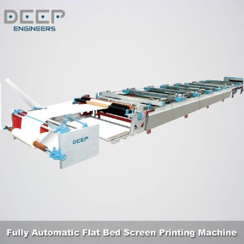 Fully Automatic Flat Bed Screen Printing Machine