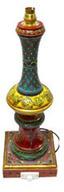 TL01-01 Decorative Printed Table Lamps, Size : 22x8x8