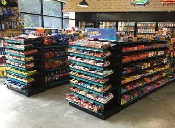 Super Market End Cap Shelving