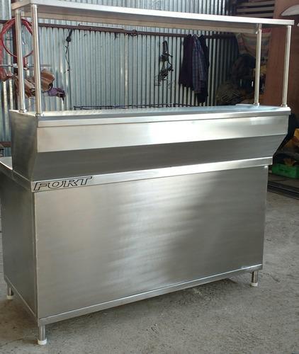 Stainless Steel Bain Marie Pav Bhaji Counter