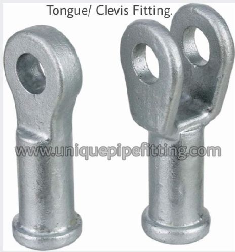 Polished S.g Iron Tongue and Clevis Insulator Fittings, Color : Grey