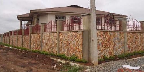 Stone Compound Wall