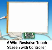 5 Wire Resistive Touch Screen