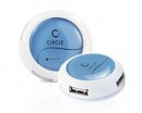 Blue 4 Port Mobile USB HUB