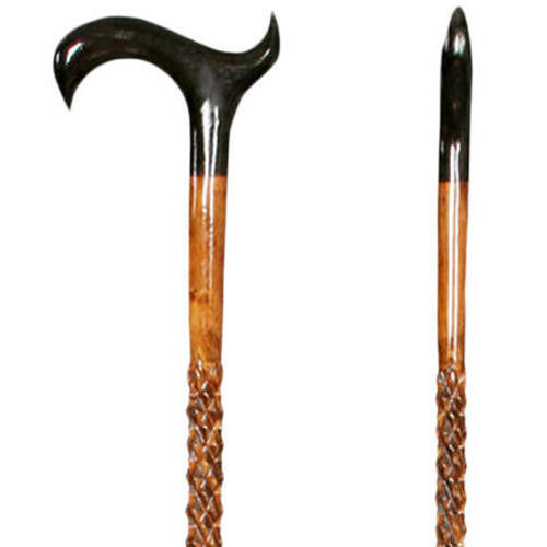 Hand Carved Wooden Walking Stick