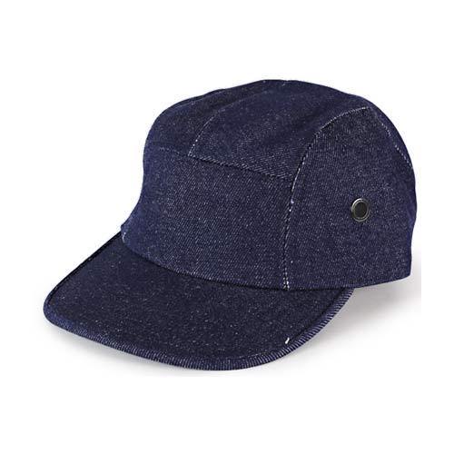 Denim Check Printed Cap