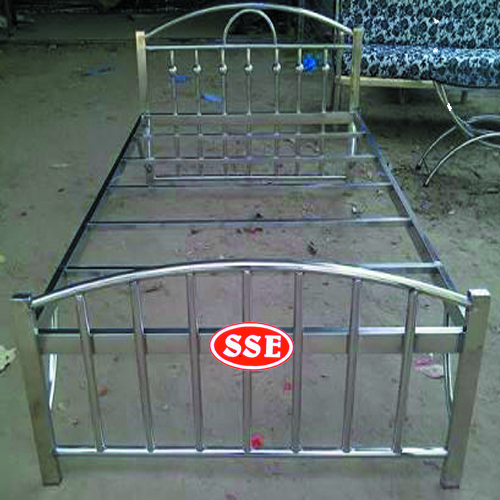 Polished Iron Cot
