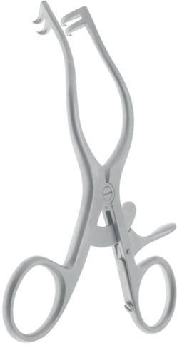 Metal Self Retaining Retractors, For Hospital, Clinic Etc., Color : Grey